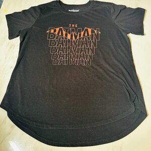 The Batman Women's High Low Graphic T- Shirt XXXL Black - (see measurements)